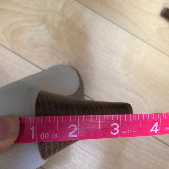 Coach Leather Peep-Toe Heels, size 7. - Picture 3 of 7